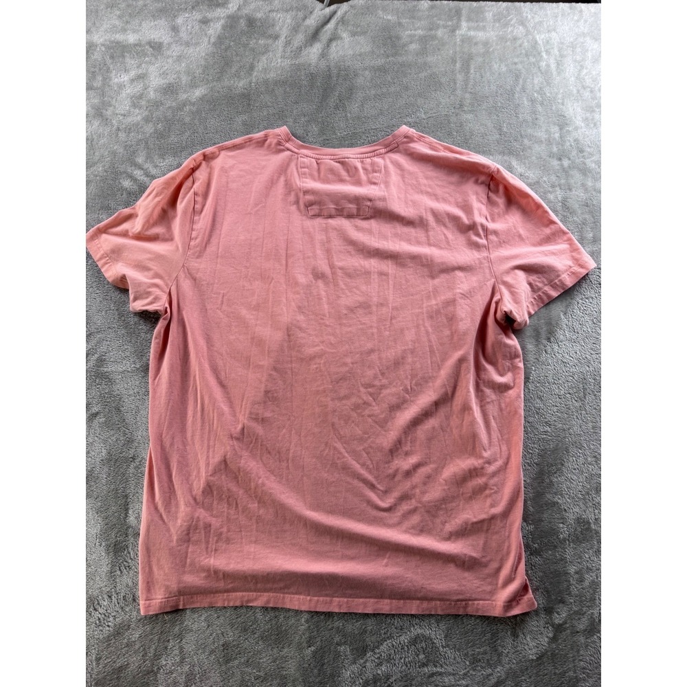 Nautica Performance Pocket Tee Shirt Mens XL Pink Cotton Stretch Logo Crewneck - Picture 5 of 5